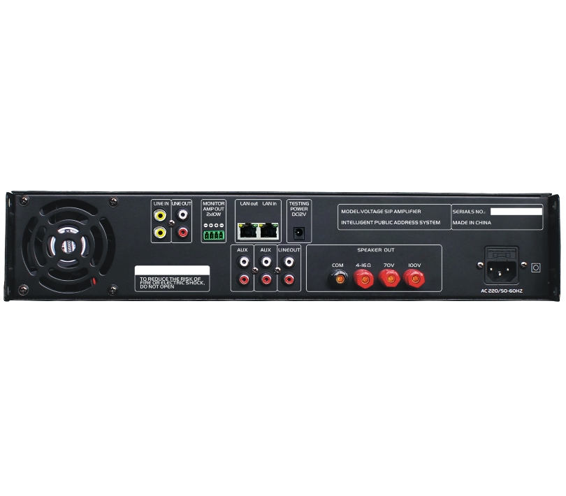 IP數(shù)字網(wǎng)絡(luò)定壓功放 OBT-NP6350