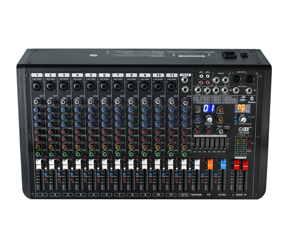十二路專業(yè)調(diào)音臺(tái) OBT-5100B